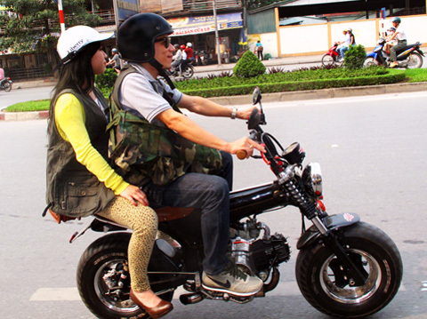 Thú chơi, môtô mini, Hà Nội, Honda Chaly, Honda Dax
