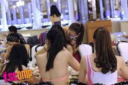 bikini, nhà hàng,