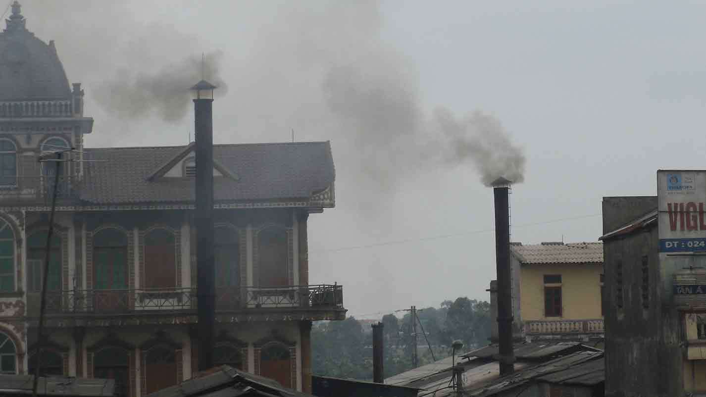 ô nhiễm, khói bụi, nước thải, làng nghề