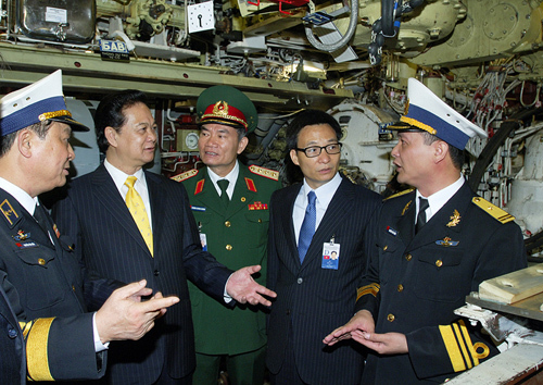 Thủ tướng Nguyễn Tấn Dũng, tàu ngầm, Hà Nội, Nga