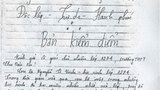 Xôn xao bản kiểm điểm của học sinh chuyên văn