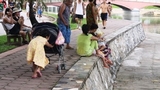 Đi công viên, muốn miễn phí hãy mặc quần đùi