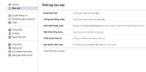 Facebook, bảo mật, tính bảo mật, lừa đảo, chiếm tài khoản, truy cập, bảo mật 2 lớp