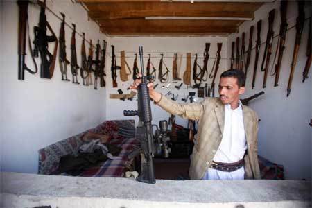 chợ vũ khí, Yemen