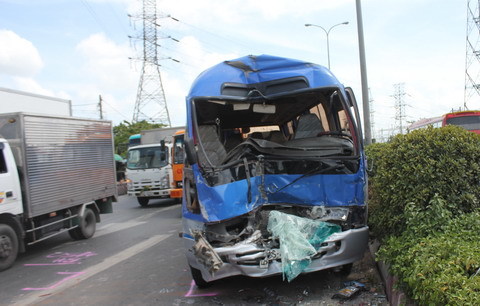 xe bồn; Tiền Giang; tai nạn liên hoàn