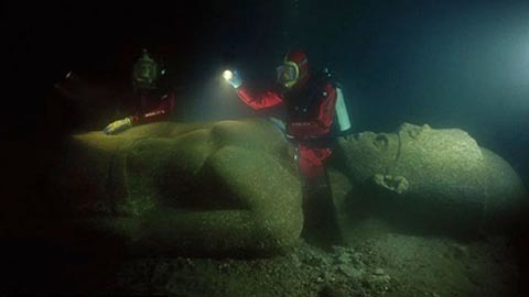 Ai Cập, thành phố, dưới biển, huyền thoại, phát hiện
