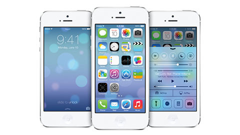 iOS 7, thiết kế, ứng dụng, ngôn ngữ, đồng nhất