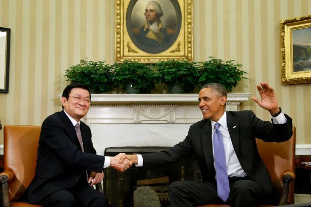 Barack Obama, Trương Tấn Sang, Chủ tịch nước, Hoa Kỳ, Việt Nam