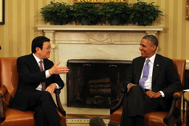 Chủ tịch nước, Trương Tấn Sang, Obama