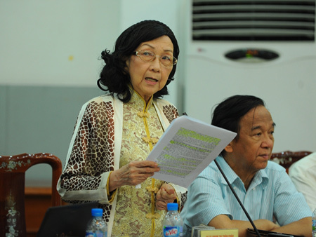 Phó Chủ tịch nước, Nguyễn Thị Doan, chương trình, sách giáo khoa, THPT, GS Hồ Ngọc Đại
