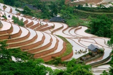 gương trời, ruộng bậc thang, Hoàng Su Phì, Tây Côn Lĩnh, Hà Giang, Tây Côn Lĩnh