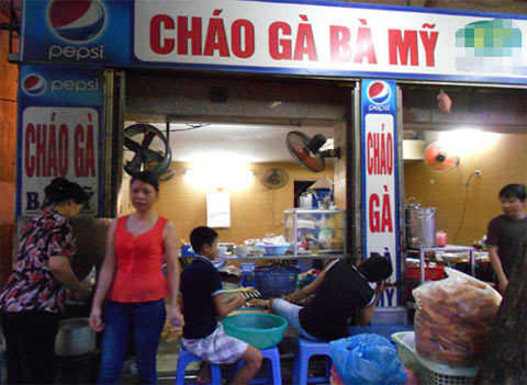 cháo, cháo cá, cháo trai, cháo bà Mỹ