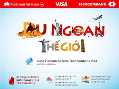 Vietnam Airlines, Techcombank Visa, vé máy bay, GLP Vietnam Airlines, Techcombank Visa, vé máy bay, GLP