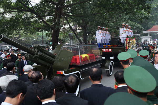 quốc tang, Hà Nội, Võ Nguyên Giáp