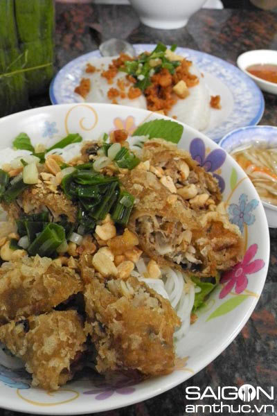 bún, bún khô, ẩm thực, Sài Gòn