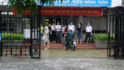 Tp Hà Tĩnh; mưa ngập; lũ
