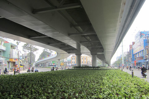 khánh thành, cầu vượt thép chữ Y, độc nhất, nút giao vòng xoay Cây Gõ, TP.HCM