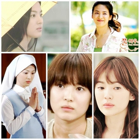 Song Hye Kyo đến với Trái tim mùa thu khi mới 18 tuổi và chỉ xuất hiện trong các bộ phim truyền hình trước đó với những vai phụ nhỏ. - 20131023095734-5
