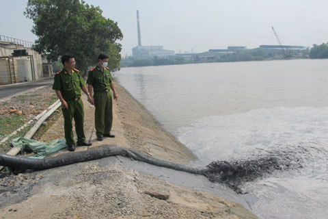 xả thải, ô nhiễm, Hào Dương, nước thải