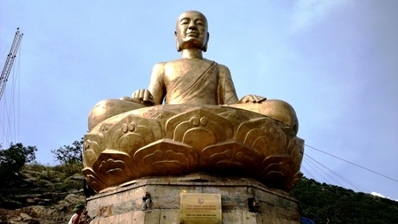 Tượng Phật Hoàng Trần Nhân Tông bằng đồng nặng 138 tấn