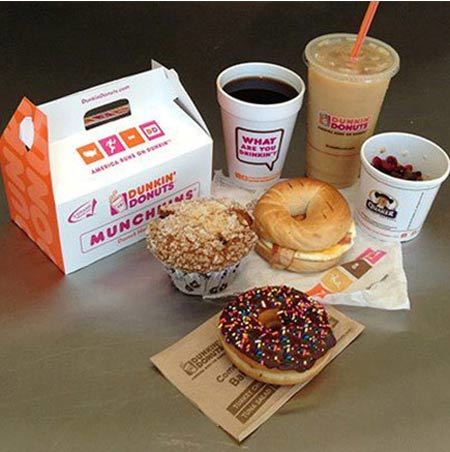 đại gia, cà phê Mỹ,  Dunkin' Donuts, Frozen Dunkaccino, sữa ít béo, latte, cappuccino