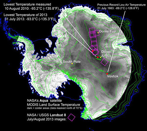 NASA công bố tìm thấy địa điểm lạnh nhất thế giới