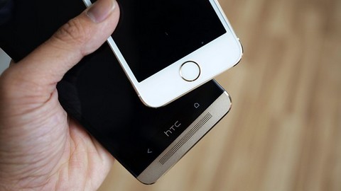 iPhone 5S, màu vàng, HTC One, Gold, so dáng, ra mắt