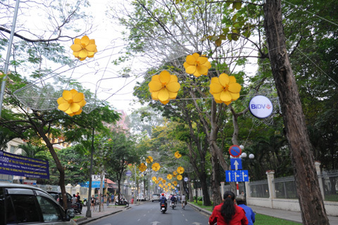 Sài Gòn thay áo mới đón chào năm 2014