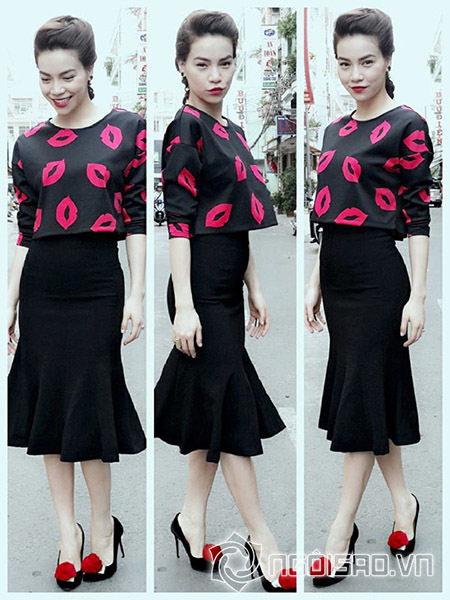 Hà Hồ, trồng cây chuối, chia sẻ, fan,