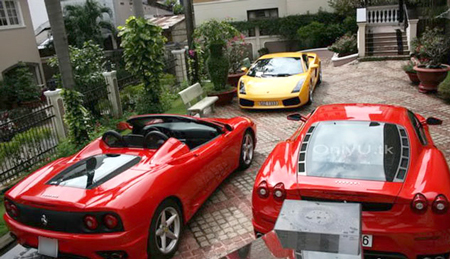 Cường Đô la, Hà Hồ, siêu xe, Lamborghini, Ferrari, Rolls Royce