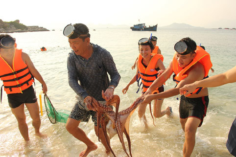 du lịch, bãi biển, đảo Bình Ba, bãi Chướng, bãi Nồm, bãi Nhà Cũ, Cam Ranh, Khánh Hòa