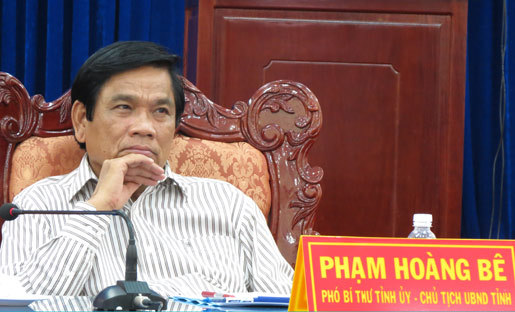 Phạm Hoàng Bê, từ trần, Bạc Liêu, Chủ tịch UBND