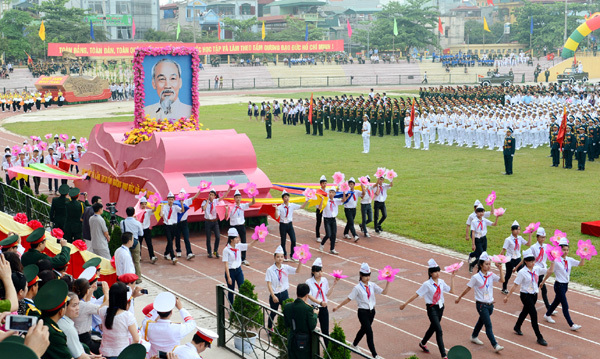 diễu binh, Điện Biên Phủ, chủ quyền, Chủ tịch nước, Trương Tấn Sang