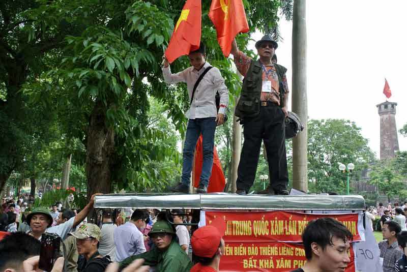 giàn khoan, Trung Quốc, diễu hành, chủ quyền