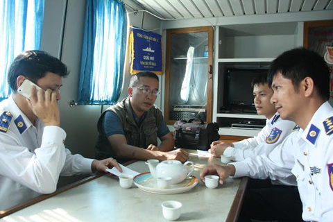 cảnh sát biển; kiểm ngư; Kỳ Hà; Trung Quốc; Hoàng Sa