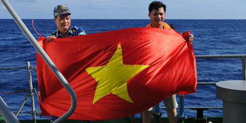 Hoàng Sa; cảnh sát biển; ngư dân