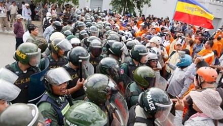 biểu tình, Campuchia, nhân quyền, Mỹ
