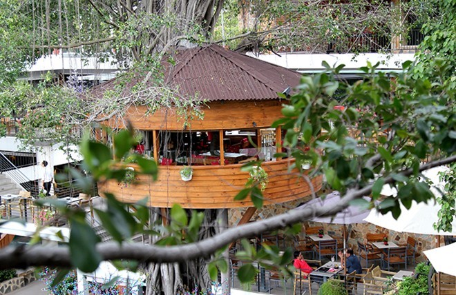 quán cà phê trên cây, cà phê Sài Gòn