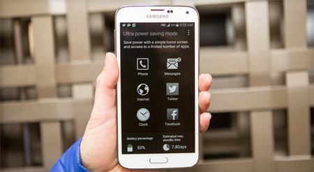 Galaxy S5, tiết kiệm pin, mẹo