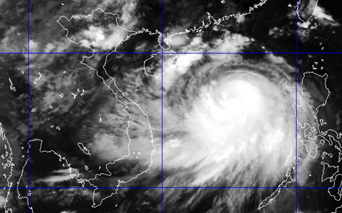 Từ đêm mai bão gây mưa to, gió lớn cấp 8