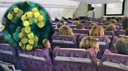 bệnh truyền nhiễm, Ebola, virus, hàng không, lây lan trên máy bay