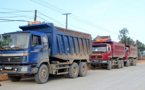xe quá tải, cơi nới, thi công, QL1A, Hà Tĩnh