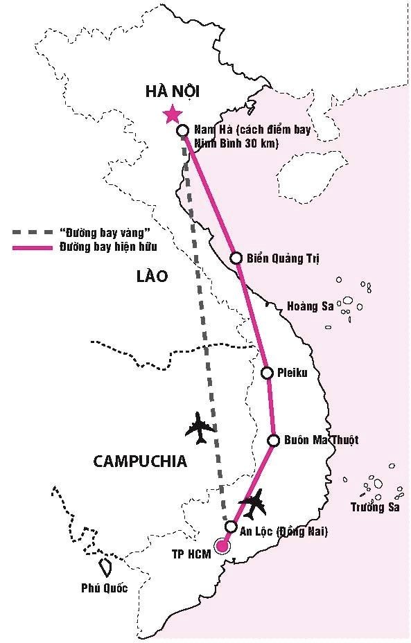 đường-bay-vàng, đường-bay-thẳng, bay-thử, tiết-kiệm, hàng-không, Lương-Hoài-Nam