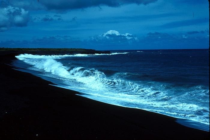 bãi biển, cát đen, đẹp nhất, thế giới