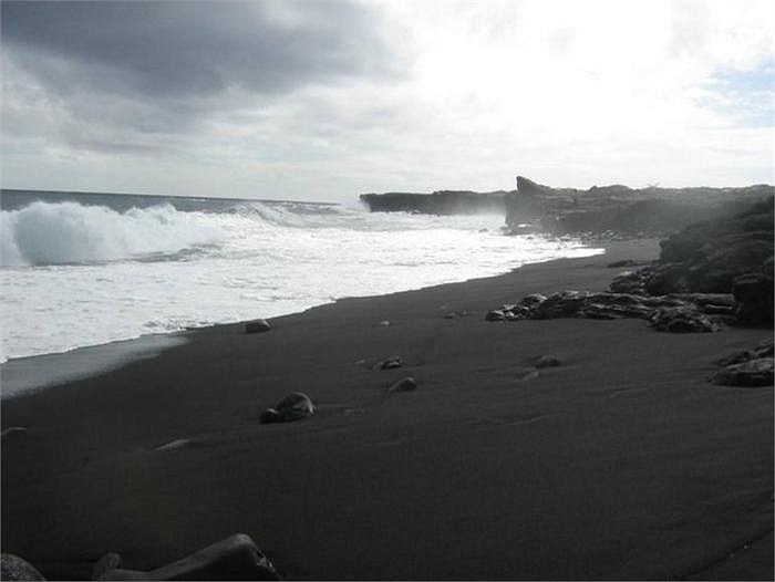 bãi biển, cát đen, đẹp nhất, thế giới