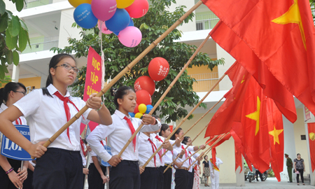 Khai giảng, THCS Nam Từ Liêm, GS Nguyễn Thiện Nhân