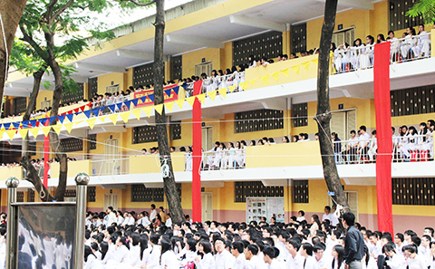 Khai giảng, THCS Nam Từ Liêm, GS Nguyễn Thiện Nhân Khai giảng, THCS Nam Từ Liêm, GS Nguyễn Thiện Nhân
