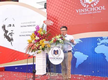 Khai giảng, THCS Nam Từ Liêm, GS Nguyễn Thiện Nhân