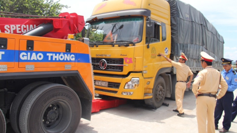 xe siêu tải, lọt trạm cân, 6 tỉnh, Bình Định, Hà Tĩnh