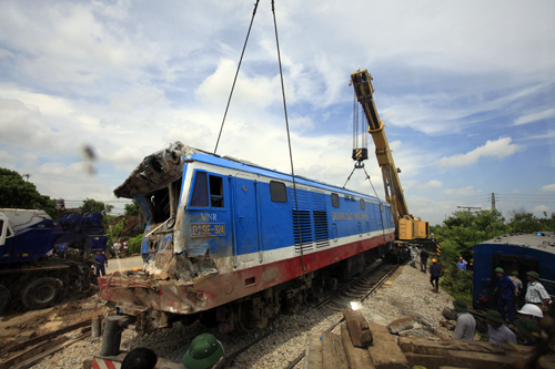 xe lửa; tàu hỏa; Nam Định; tai nạn